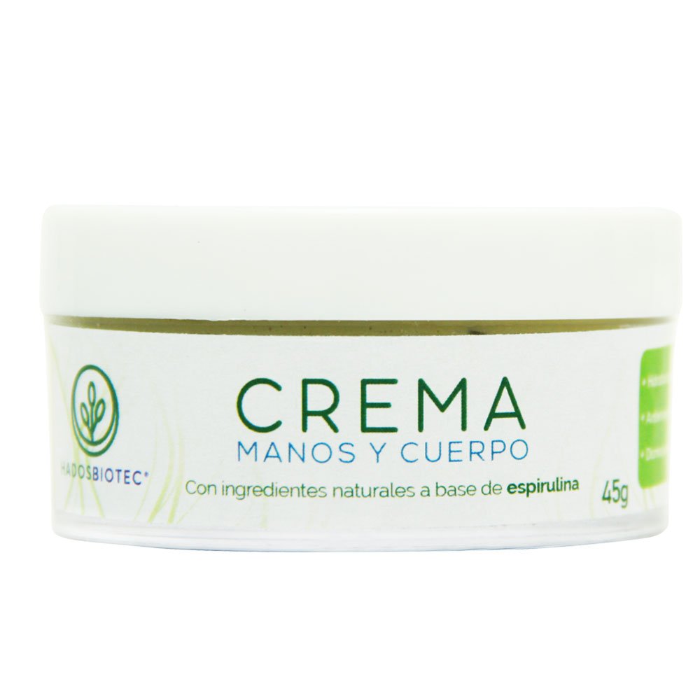 Crema Corporal con Espirulina, Manteca de Karité y Aceite de Aguacate HADOSBIOTEC