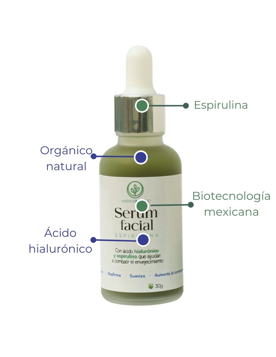 Kit nutrición Facial (Serum Espirulina + Crema Facial de Espirulina). - Imagen 2