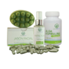 Kit bienestar Detox con crema facial, jabon facial y cápsulas espirulina + chlorella