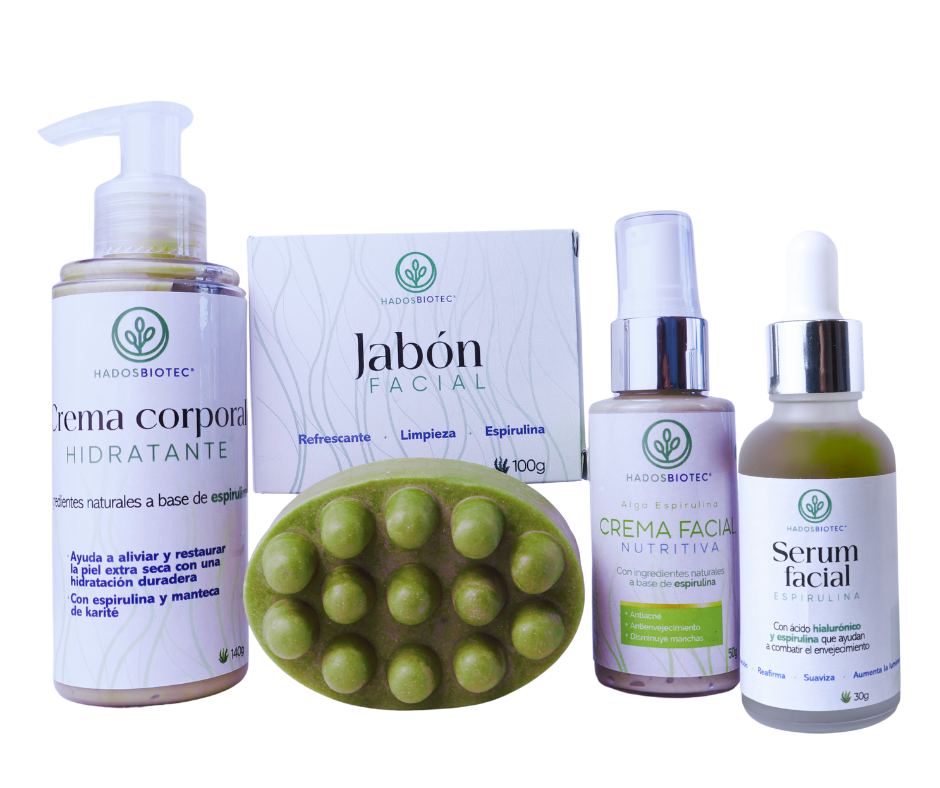 KIT SERUM CORPORAL (serum, crema facial, crema corporal y jabón facial)