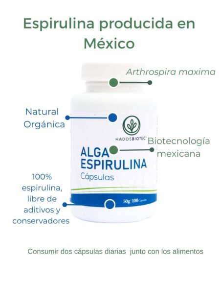 ¡PROMO! Set de 3 botes de cápsulas de espirulina - Imagen 2