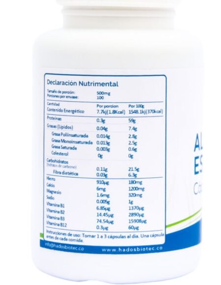 ¡PROMO! Set de 3 botes de cápsulas de espirulina - Imagen 4