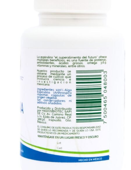 ¡PROMO! Set de 3 botes de cápsulas de espirulina - Imagen 5