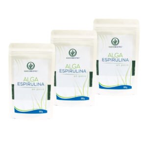 ¡PROMO! Set de 3 polvos de 100g de espirulina