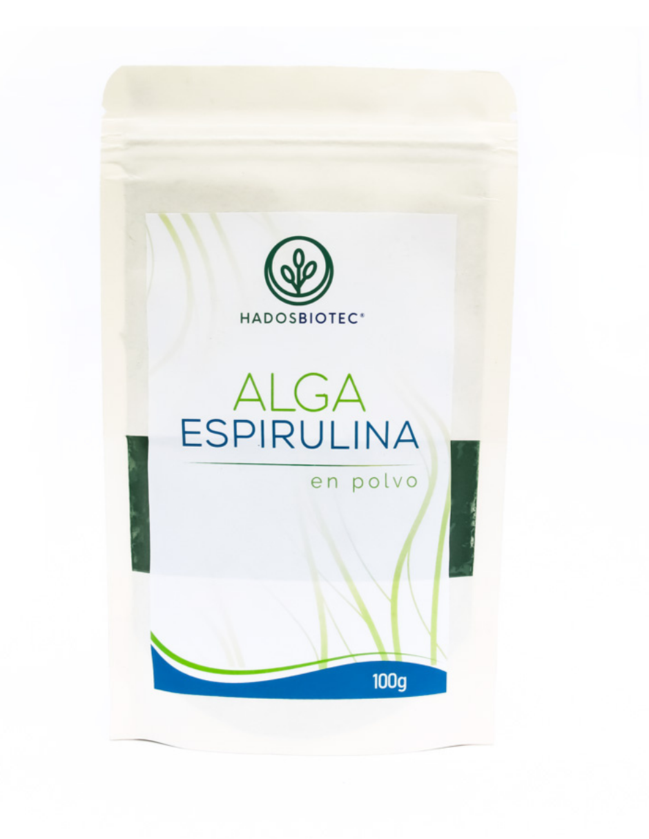 Pack 5 Sobres Polvo de Alga Espirulina Máxima Premium 100 g c/u Ingredientes Naturales sin Conservadores sin Aditivos Rinde 170 Días - Imagen 2