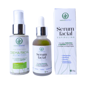 Kit nutrición Facial (Serum Espirulina + Crema Facial de Espirulina).