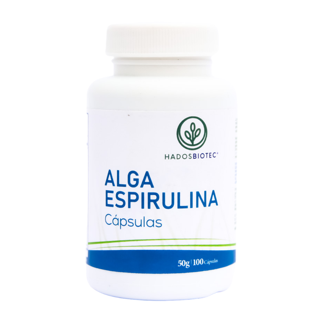 Pack 5 Botes Cápsulas de Alga Espirulina Máxima Premium 100 Cápsulas 50 g c/u Ingredientes Naturales sin Conservadores sin Aditivos Rinde 170 Días - Imagen 2